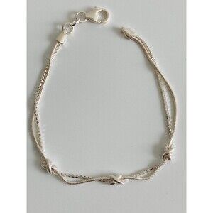 Vior 925 Italy sterling silver chain Bracelet